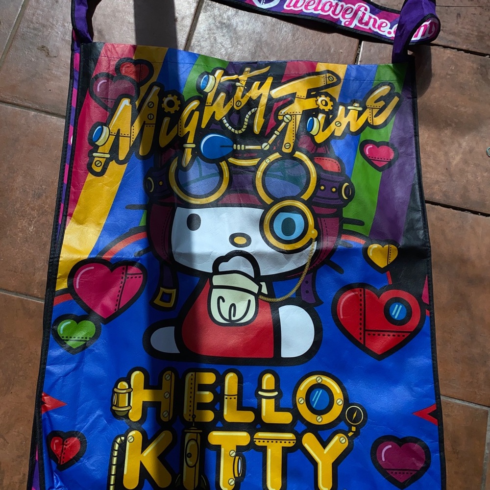 Hello kitty x my little pony big tote bag